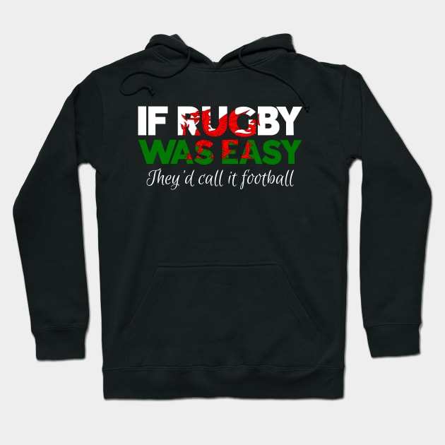 Funny Welsh Rugby - Wales Rugby Hoodie by Welsh Jay